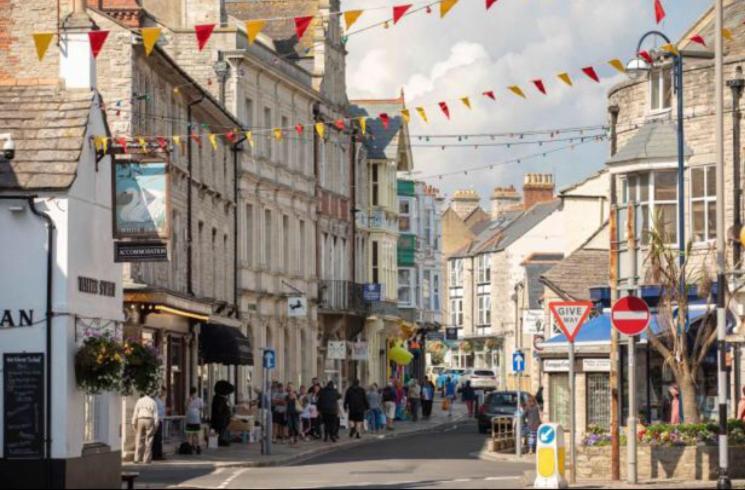 Ocean View Daire Swanage Dış mekan fotoğraf
